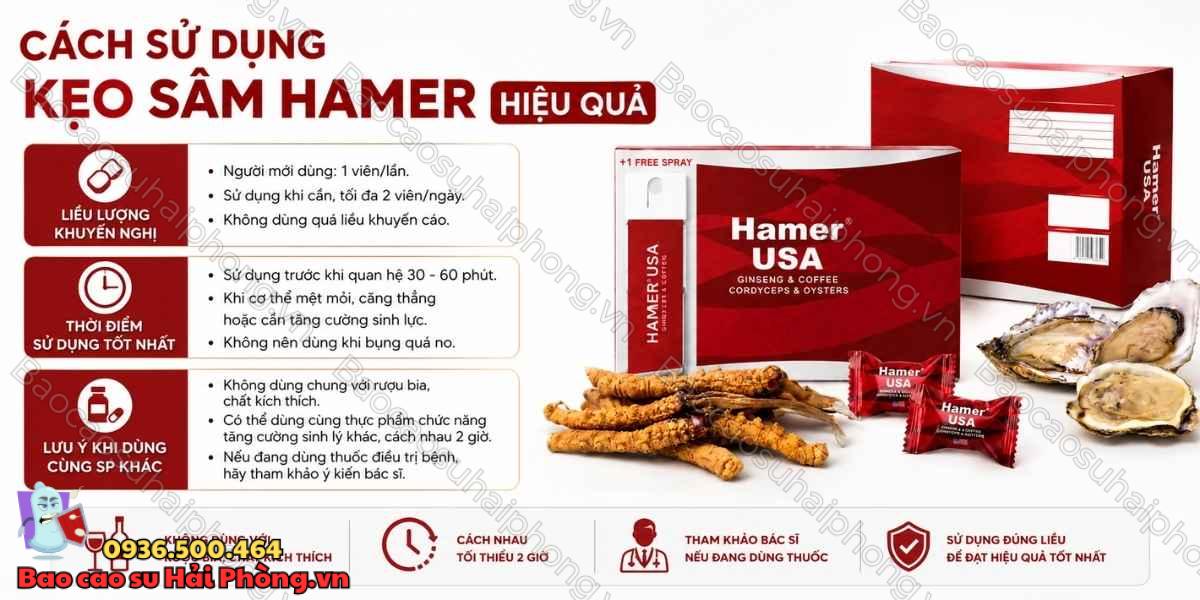 Kẹo Sâm Hamer Có Tác Dụng Gì? Những Điều Nam Giới Nên Biết
