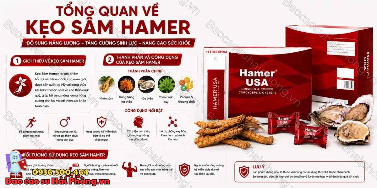 Cách Sử Dụng Kẹo Sâm Hamer Đúng Cách Và Những Điều Lưu Ý