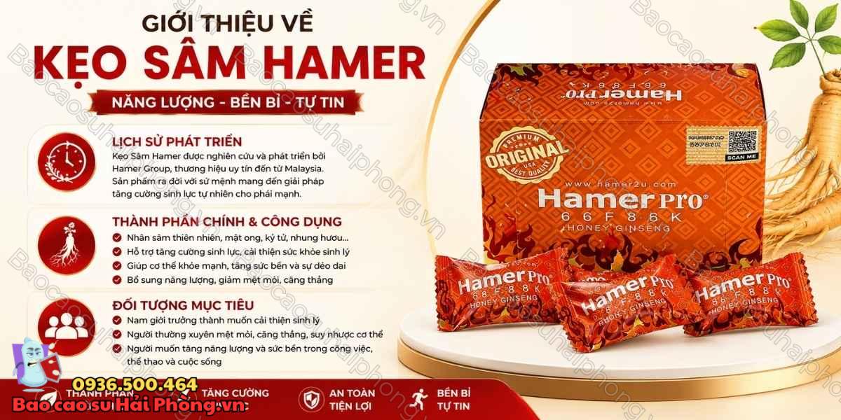 Kẹo Sâm Hamer Pro Malaysia Có Tốt Không? Review Chi Tiết