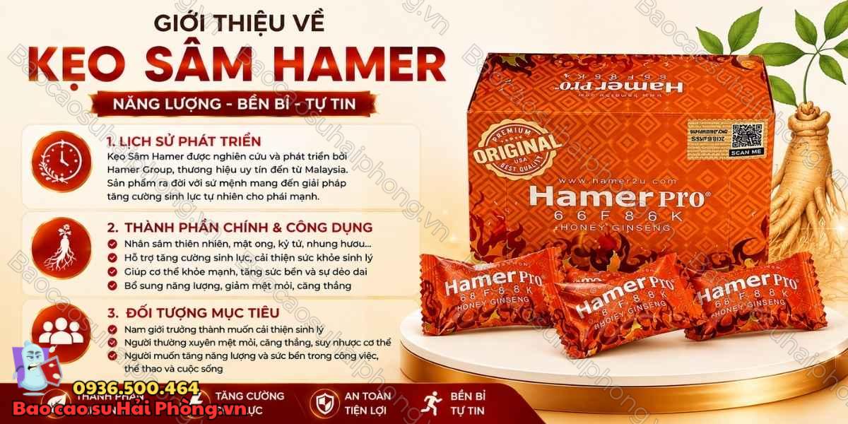 Kẹo Sâm Hamer Pro Honey Ginseng Có Tác Dụng Gì?
