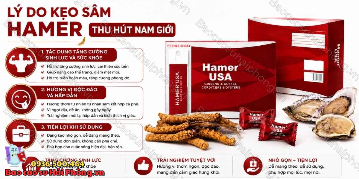 Tại Sao Kẹo Sâm Hamer Lại Thu Hút Nam Giới?