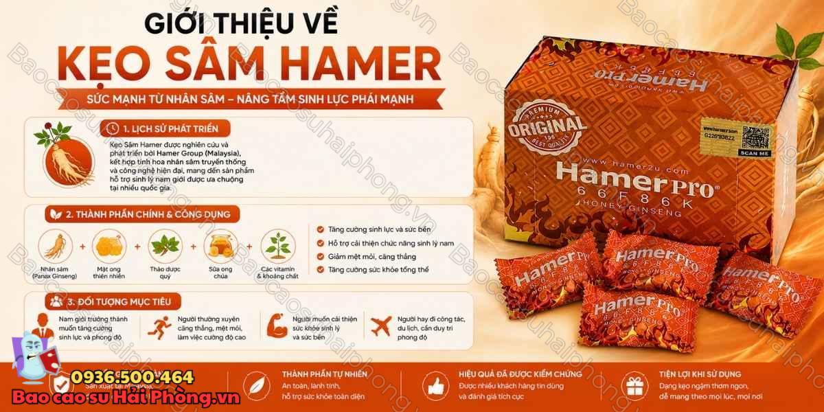 Kẹo Sâm Hamer Pro Malaysia Có An Toàn Không? Những Lưu Ý