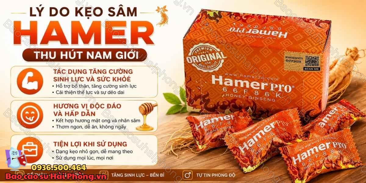 Kẹo Sâm Hamer Pro Honey Ginseng Có Tác Dụng Gì?