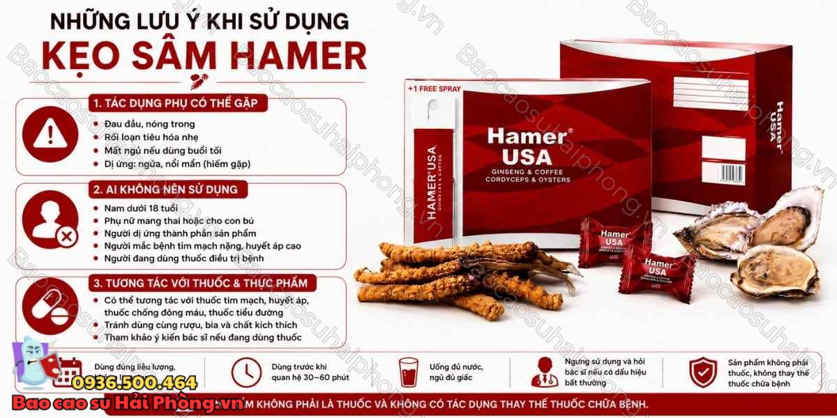 Cách Sử Dụng Kẹo Sâm Hamer Đúng Cách Và Những Điều Lưu Ý