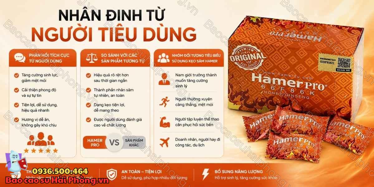 Kẹo Sâm Hamer Pro Malaysia Có Tốt Không? Review Chi Tiết