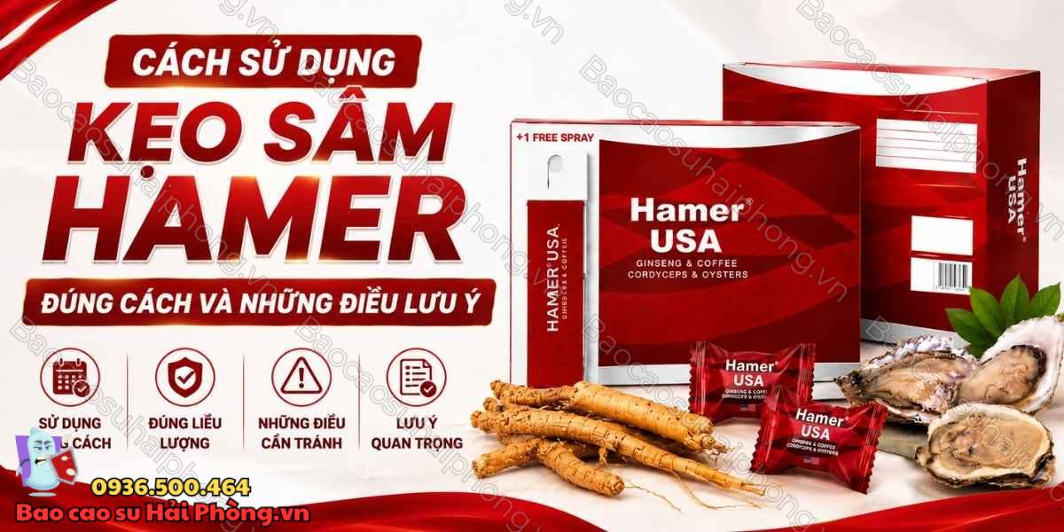 Cách Sử Dụng Kẹo Sâm Hamer Đúng Cách Và Những Điều Lưu Ý