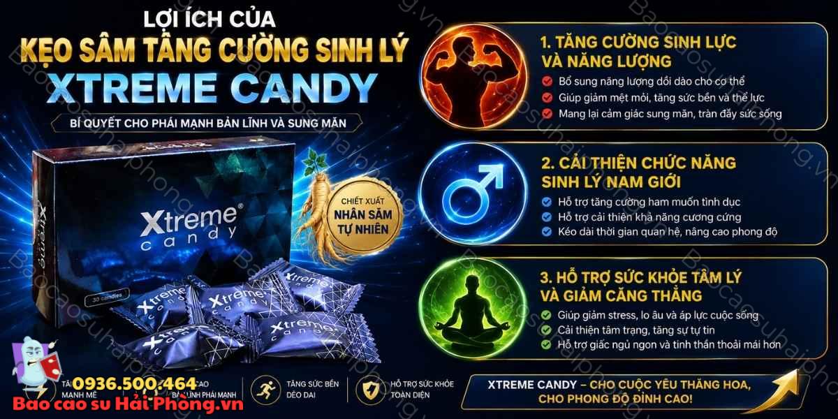 Review Kẹo Sâm Xtreme Candy – Đánh Giá Hiệu Quả