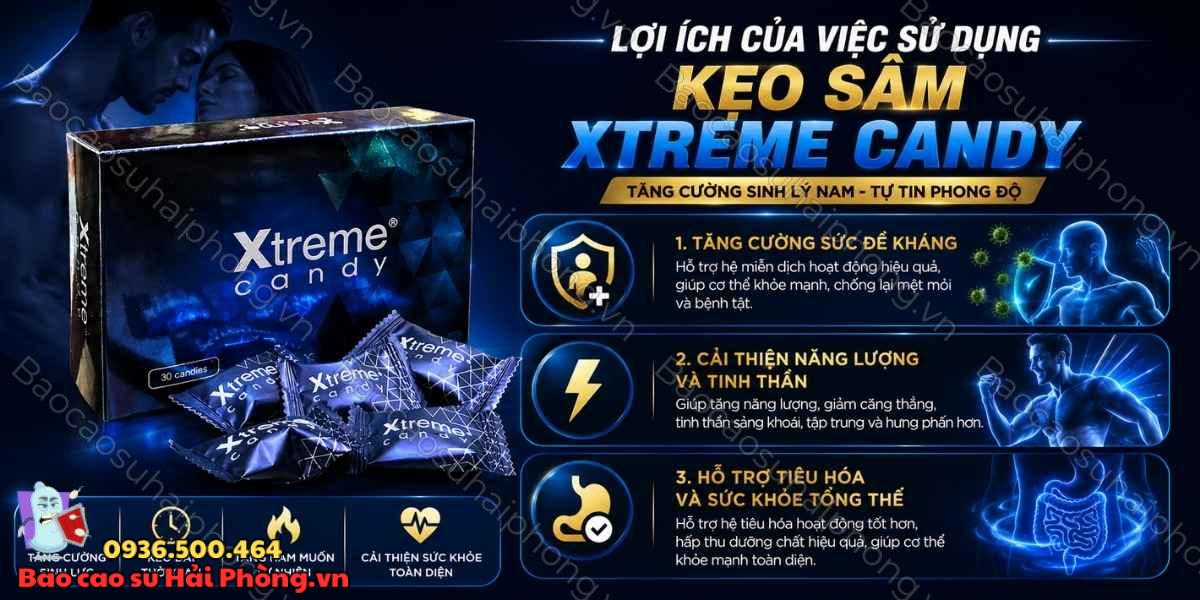 Kẹo Sâm Xtreme Candy – Hướng Dẫn Sử Dụng Để Đạt Hiệu Quả