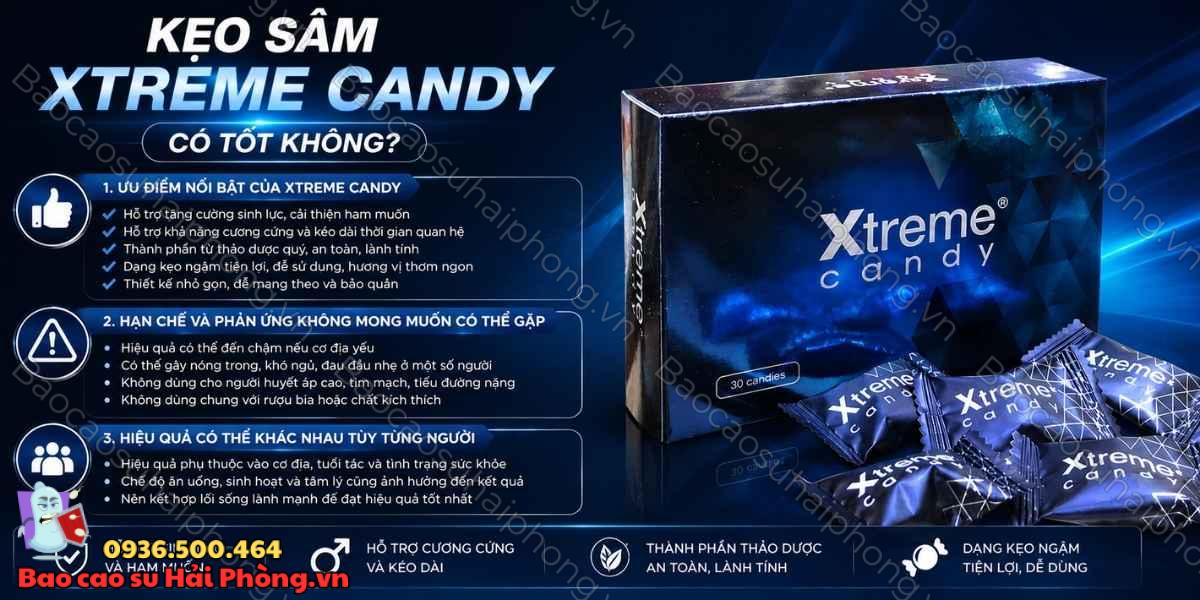 Kẹo Sâm Xtreme Candy Là Gì? – Tìm Hiểu Chi Tiết