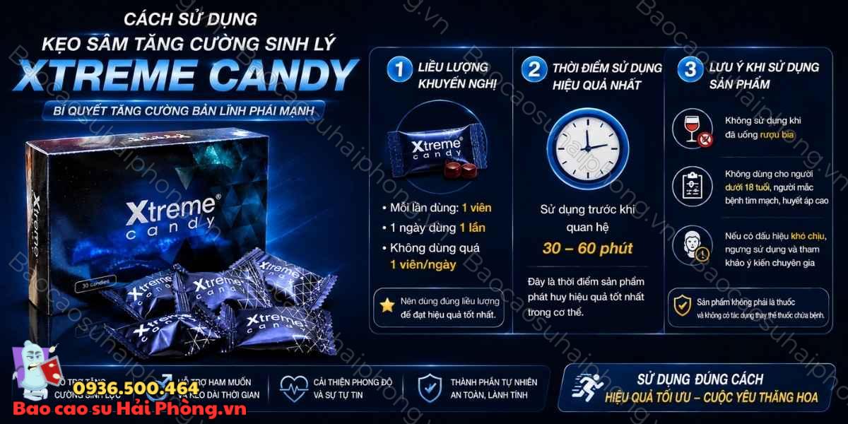 Review Kẹo Sâm Xtreme Candy – Đánh Giá Hiệu Quả