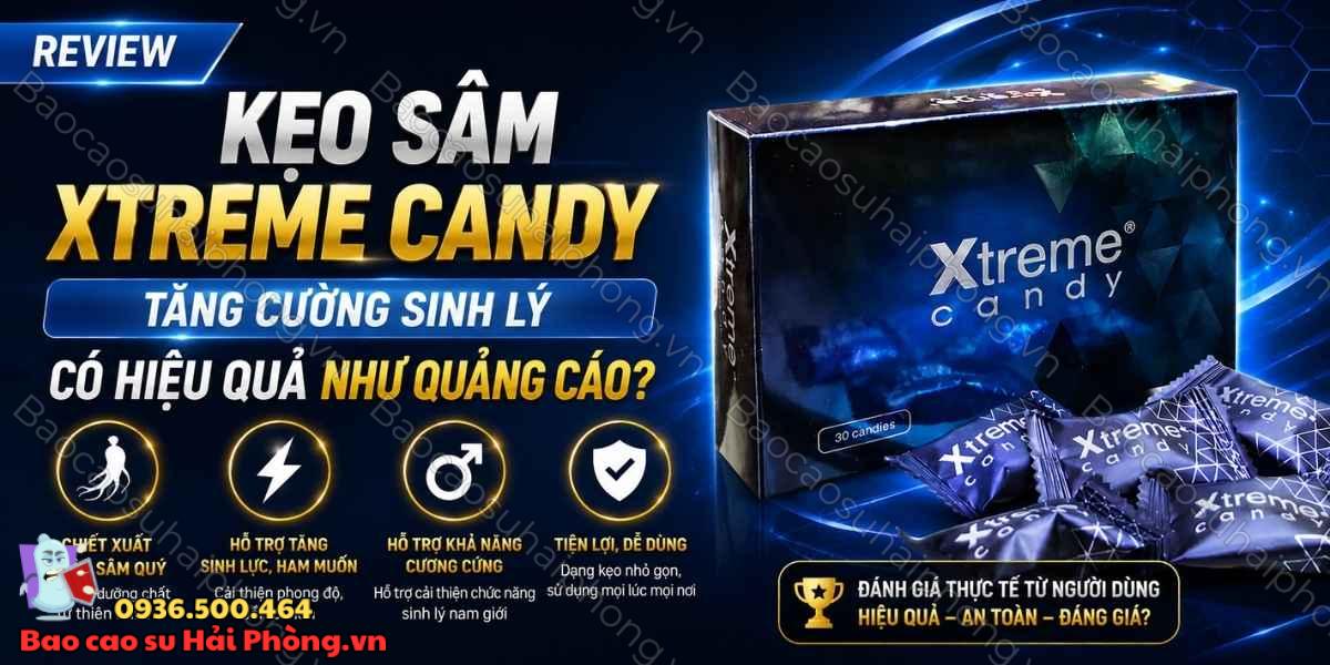 Review Kẹo Sâm Xtreme Candy – Đánh Giá Hiệu Quả
