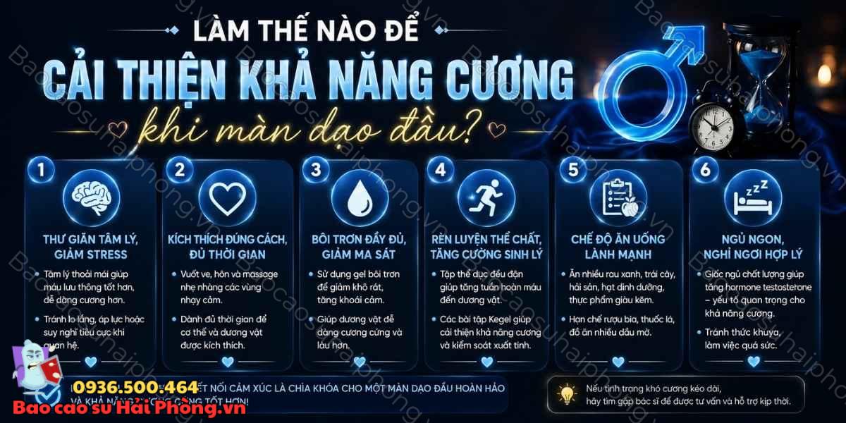 Màn dạo đầu lâu nhưng vẫn khó cương là do đâu?
