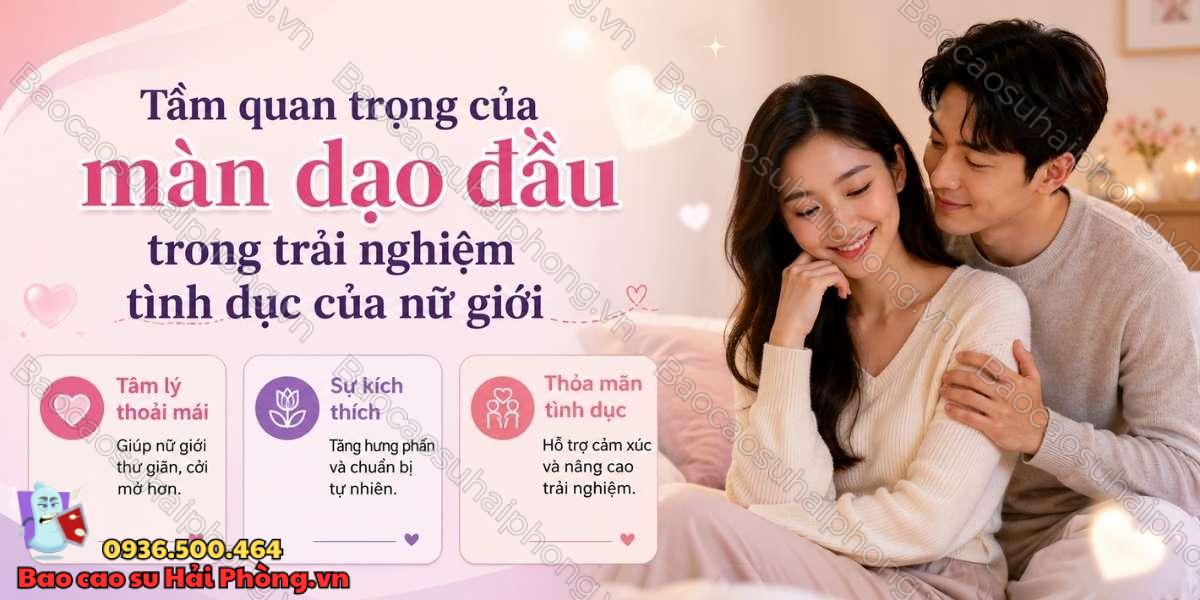 Màn dạo đầu cho nữ nên chú ý điều gì? - "Lên đỉnh" ở nữ giới