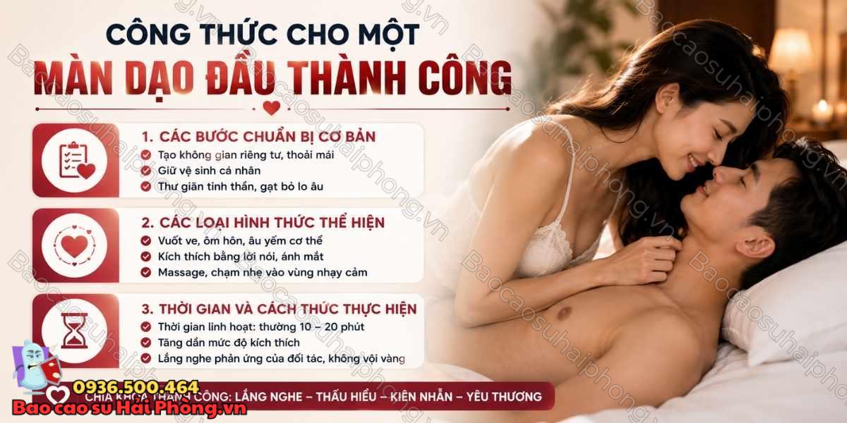 Vì sao màn dạo đầu giúp cuộc yêu thoải mái hơn?