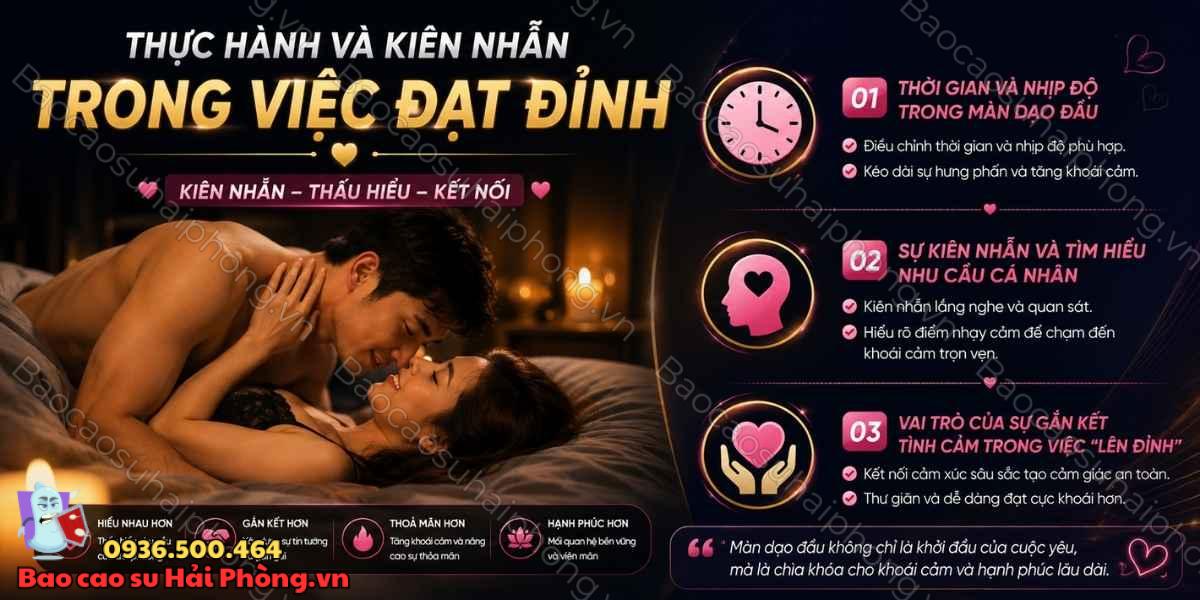 Màn dạo đầu cho nữ nên chú ý điều gì? - "Lên đỉnh" ở nữ giới