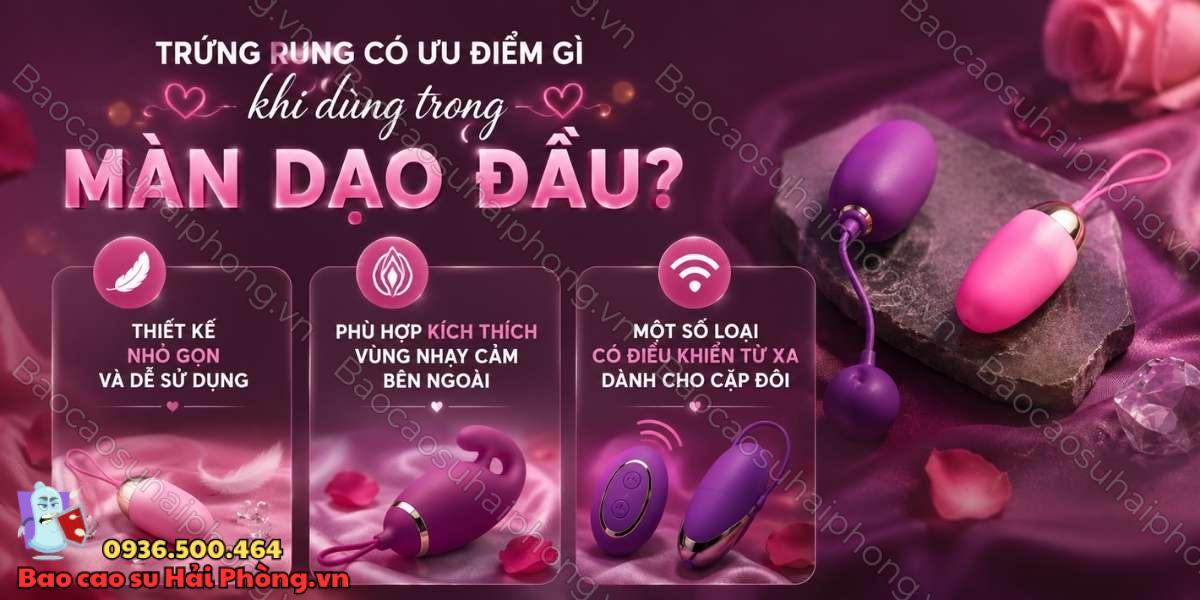 Chày rung và trứng rung - Loại nào hợp màn dạo đầu hơn?