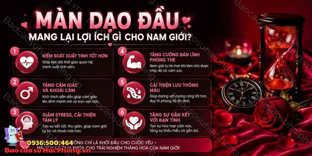 Nam giới có cần màn dạo đầu không? - Tăng khoái cảm ở nam giới