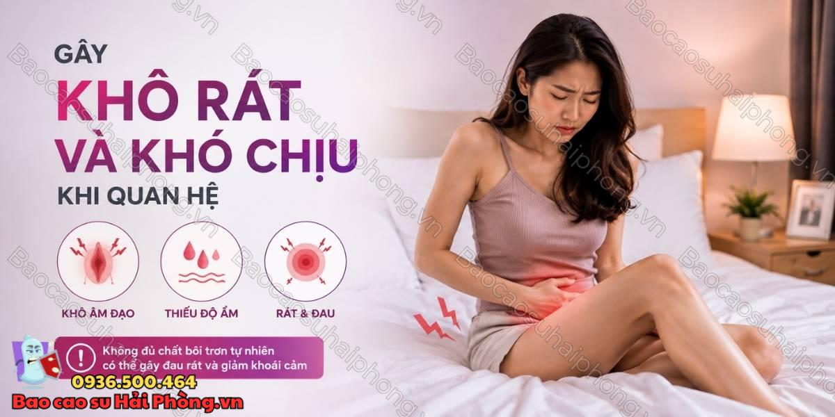 Nguyên nhân khiến nữ giới ít ra nước khi quan hệ