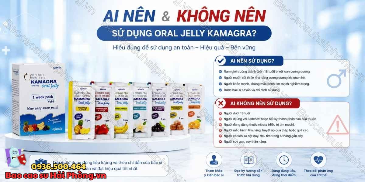 Oral Jelly Kamagra có an toàn không? Những điều bạn cần biết