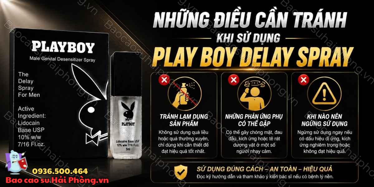 Hướng dẫn sử dụng Play Boy Delay Spray hiệu quả