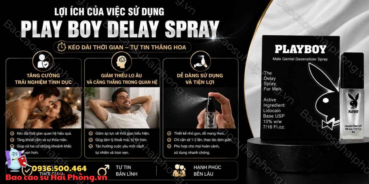 Thành phần của Play Boy Delay Spray có gì? - Tìm hiểu chi tiết