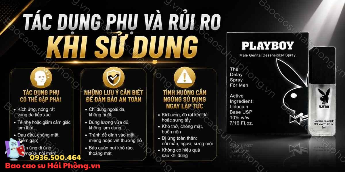 Review Play Boy Delay Spray - Hiệu quả thực tế