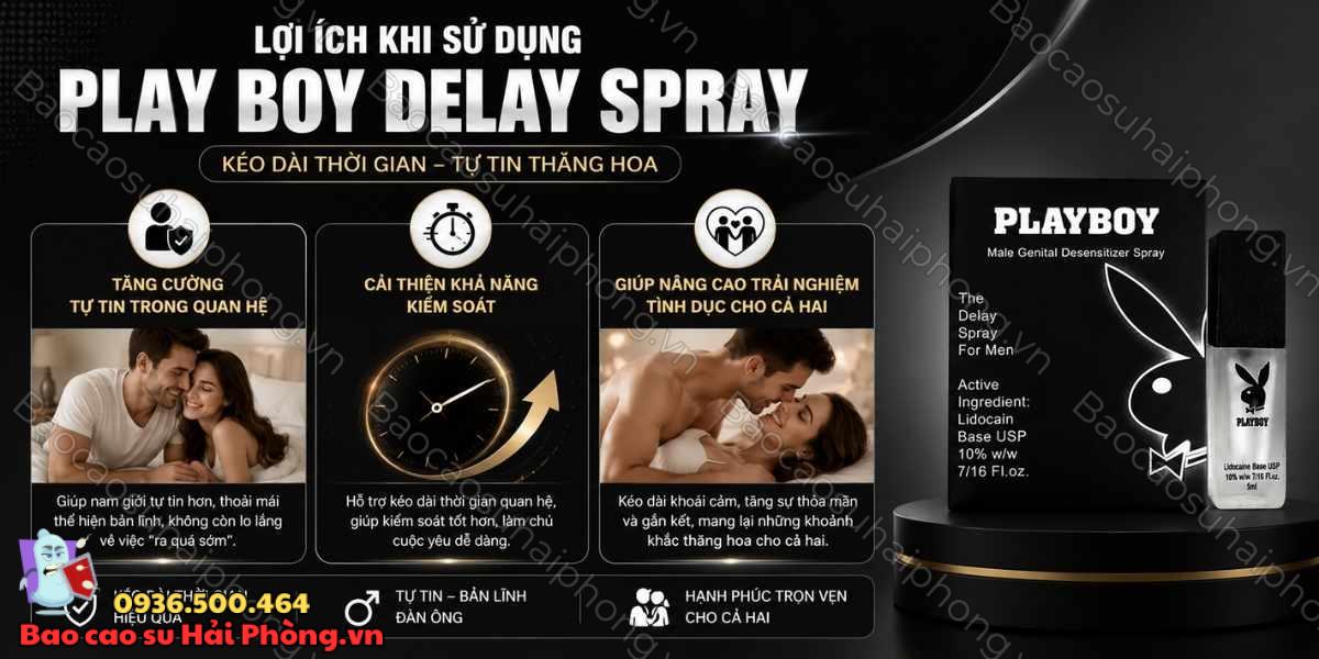 Hướng dẫn sử dụng Play Boy Delay Spray hiệu quả