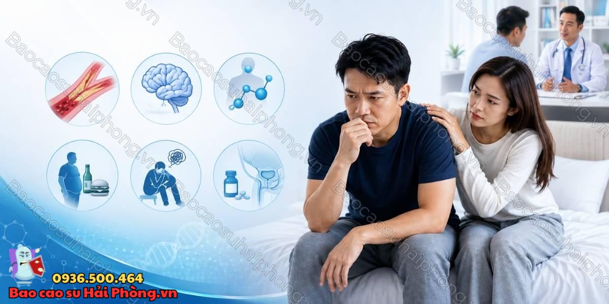 Dương vật không cứng được lâu - Nguyên nhân và giải pháp