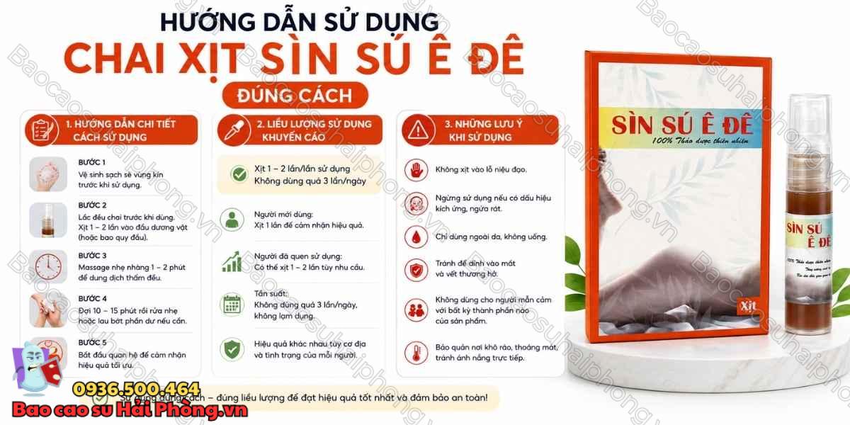 Chai Xịt Sìn Sú Ê Đê có an toàn không? Giải đáp từ A-Z
