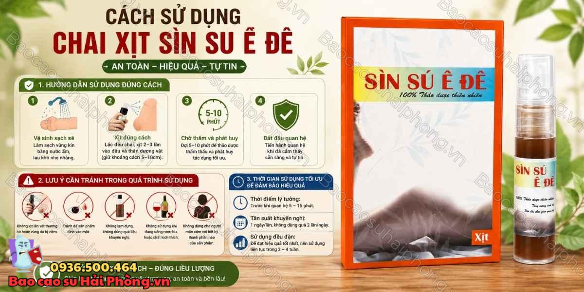 Chai Xịt Sìn Sú Ê Đê có tác dụng phụ không? - Tìm hiểu chi tiết