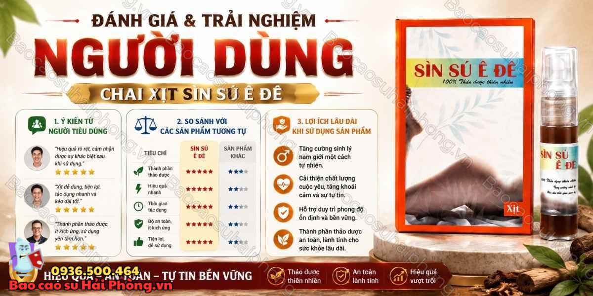 Thành phần thảo dược của Chai Xịt Sìn Sú Ê Đê có gì nổi bật?