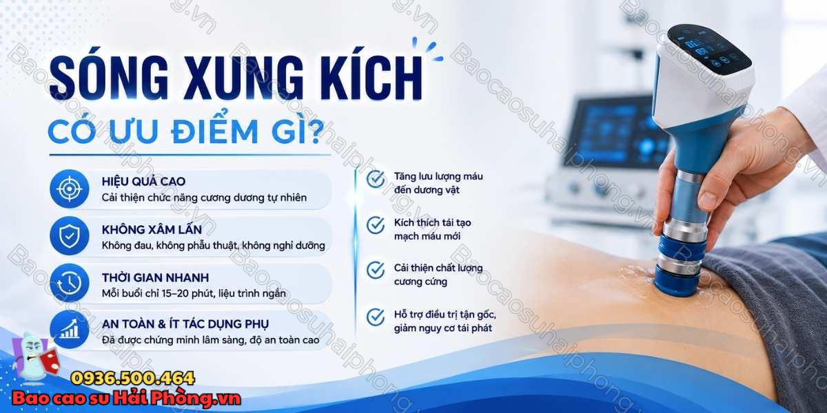 Sóng xung kích có cải thiện rối loạn cương dương không?
