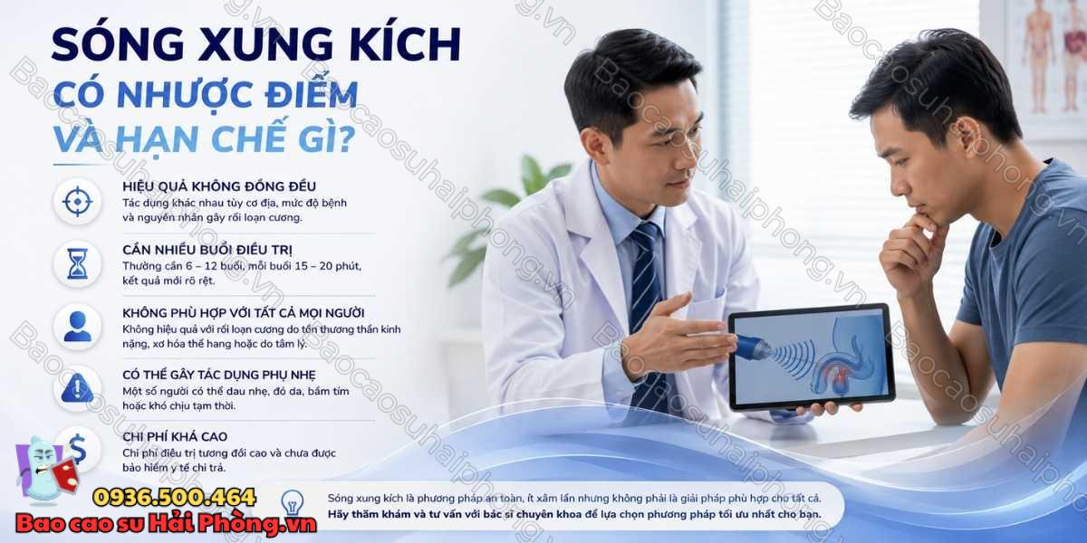 Sóng xung kích có cải thiện rối loạn cương dương không?
