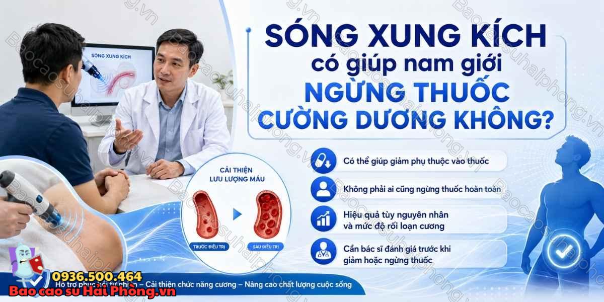 Sóng xung kích có cải thiện rối loạn cương dương không?
