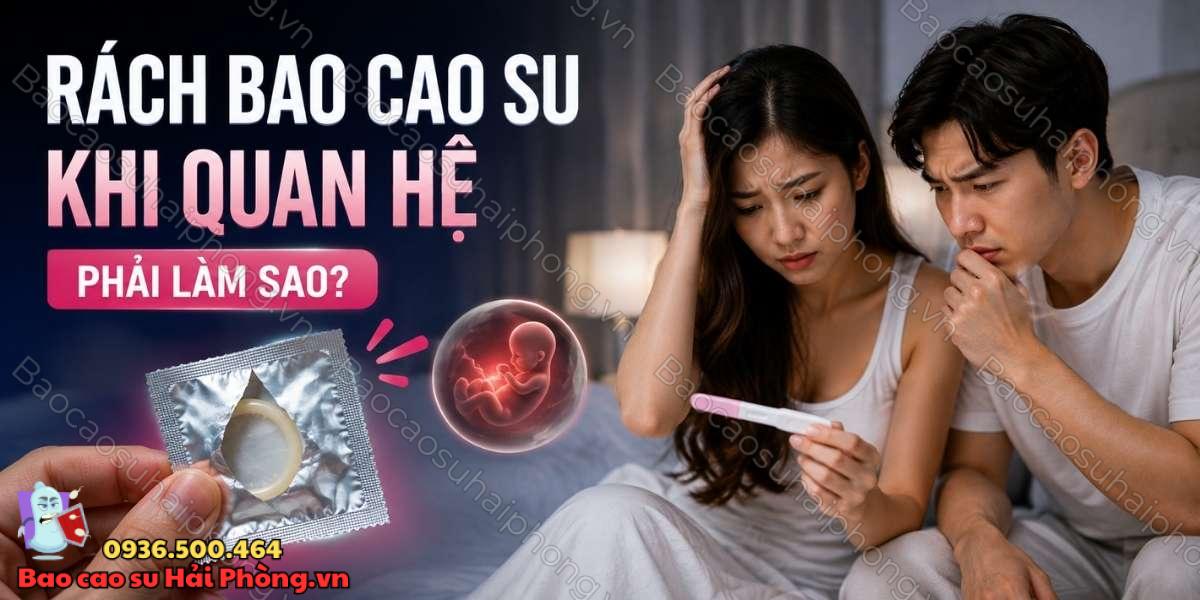 Rách bao cao su khi quan hệ phải làm sao?
