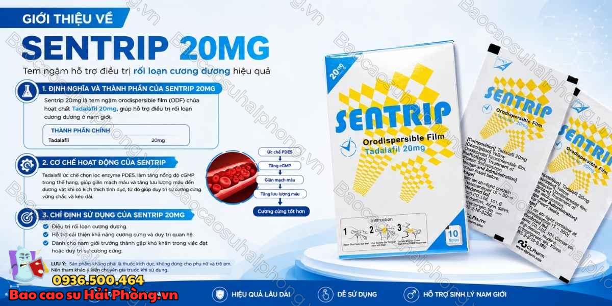 Sentrip 20mg Có Tác Dụng Gì? – Tìm Hiểu Công Dụng