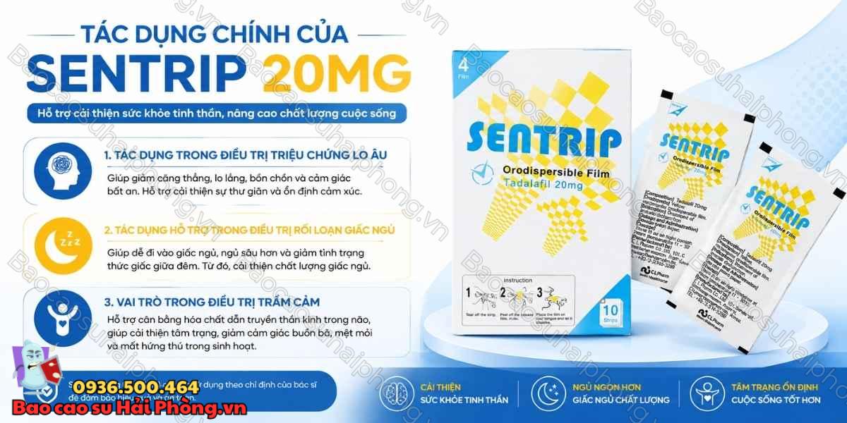 Sentrip 20mg Có Tác Dụng Gì? – Tìm Hiểu Công Dụng