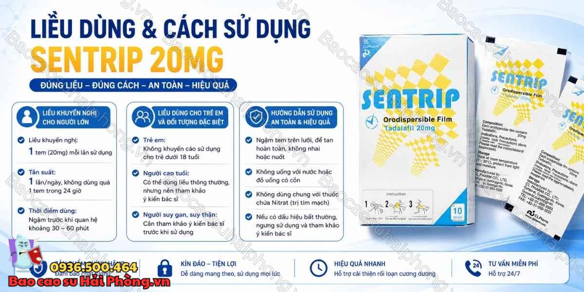 Sentrip 20mg Có Tác Dụng Gì? – Tìm Hiểu Công Dụng