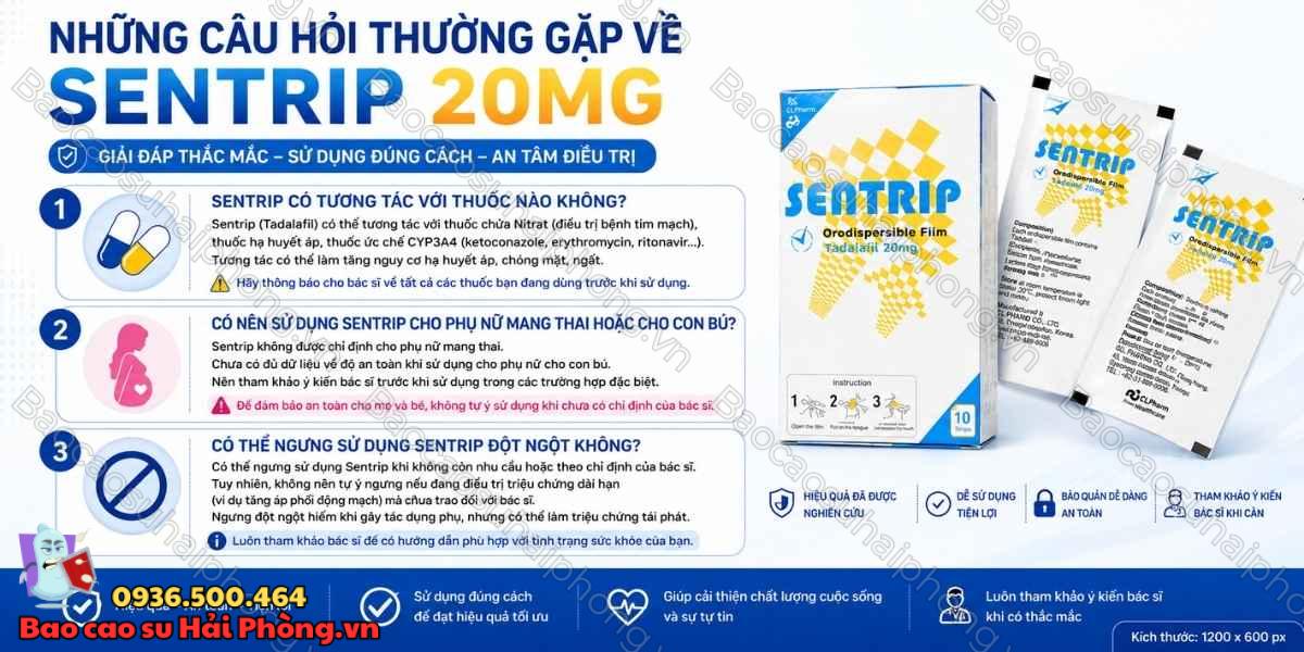 Cách Dùng Sentrip 20mg – Hướng Dẫn Sử Dụng Đúng Cách