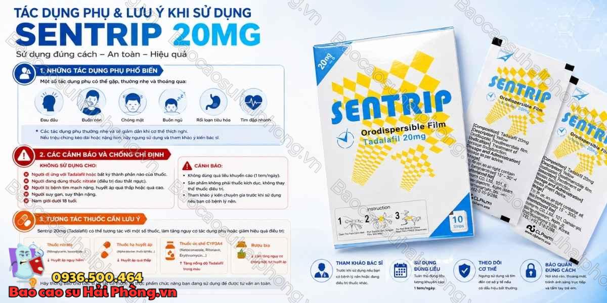 Sentrip 20mg Có Tác Dụng Gì? – Tìm Hiểu Công Dụng