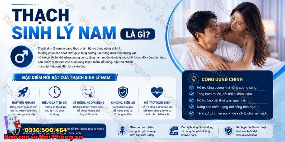 Ưu điểm của thạch sinh lý so với viên uống truyền thống