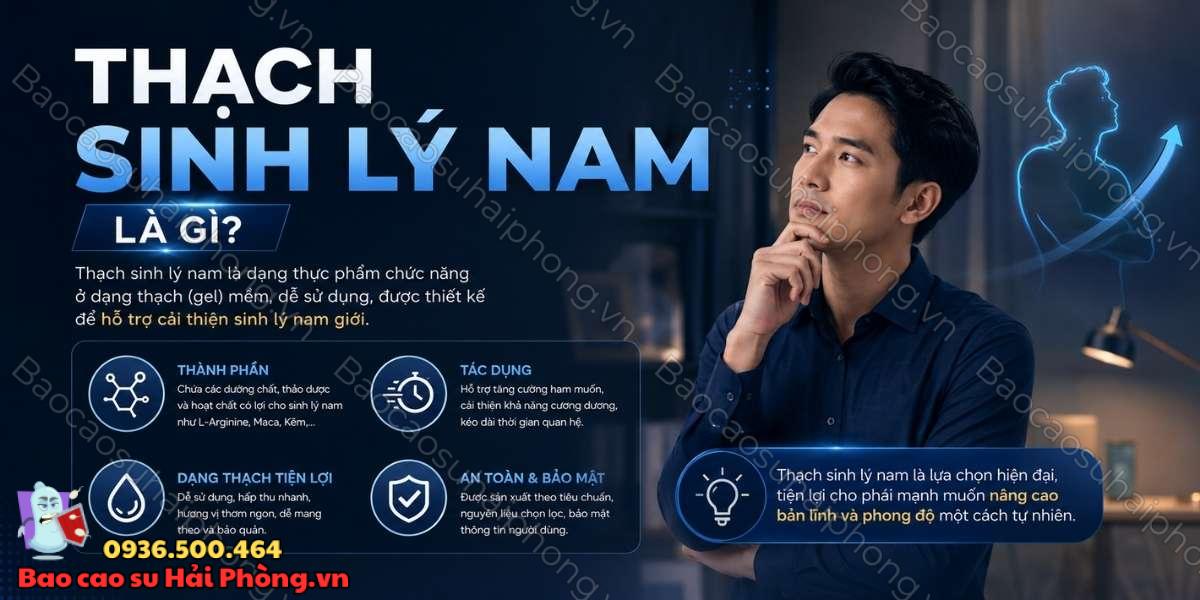 Thạch sinh lý nam là gì? Vì sao được nhiều người quan tâm?