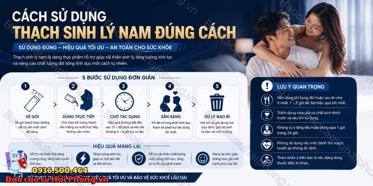 Thạch sinh lý nam là gì? Vì sao được nhiều người quan tâm?