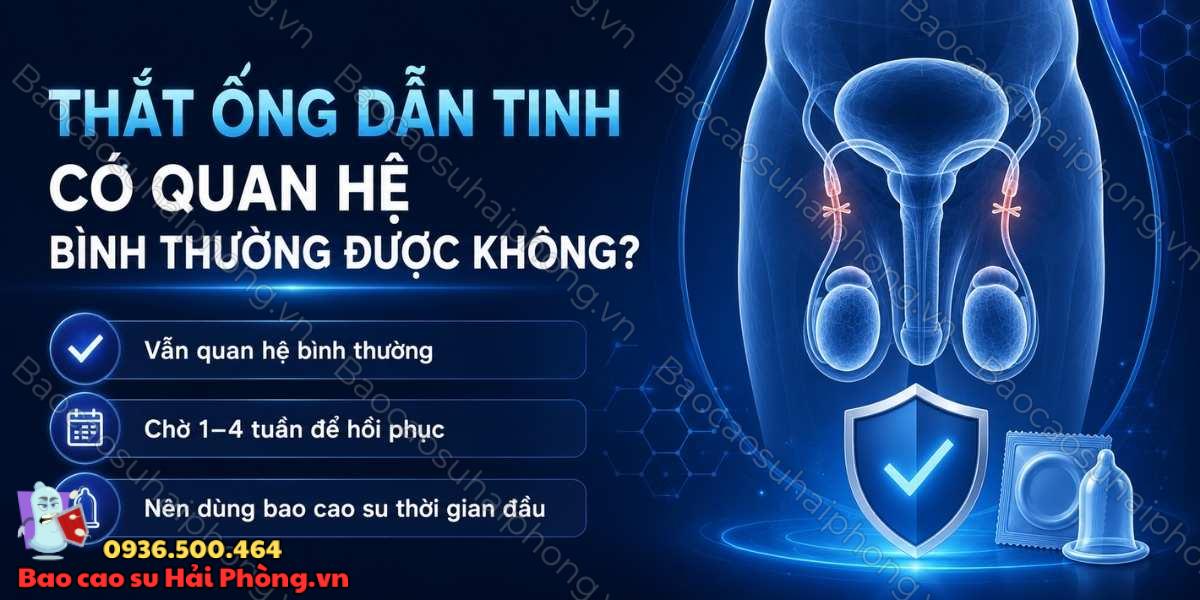 Thắt ống dẫn tinh có quan hệ bình thường được không?