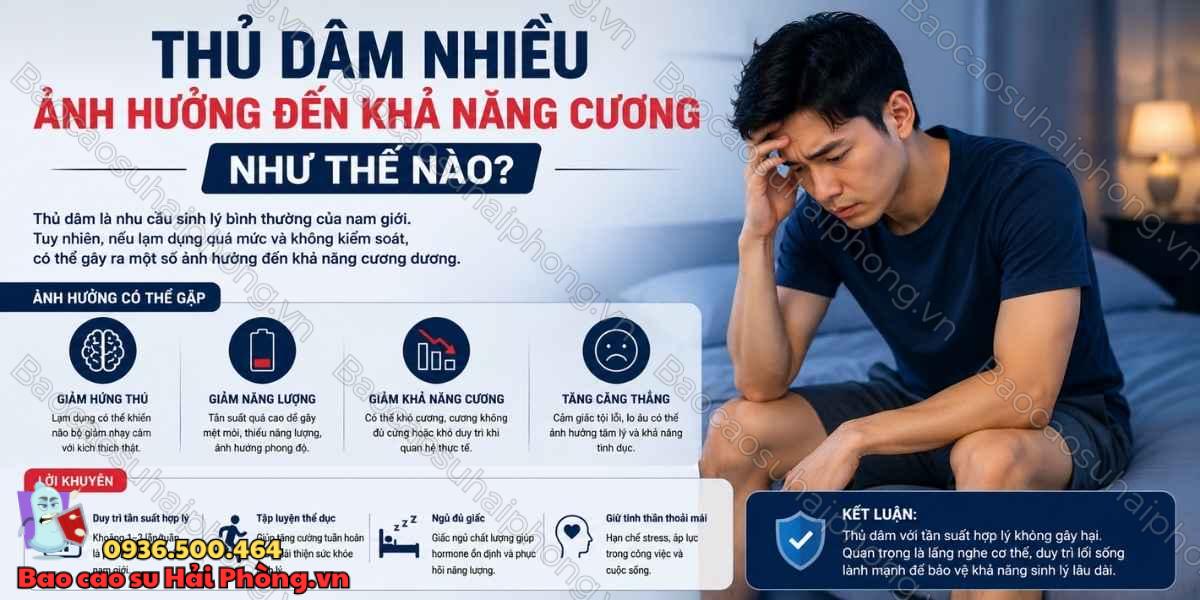 Nam giới thủ dâm thường xuyên có gây yếu sinh lý không?
