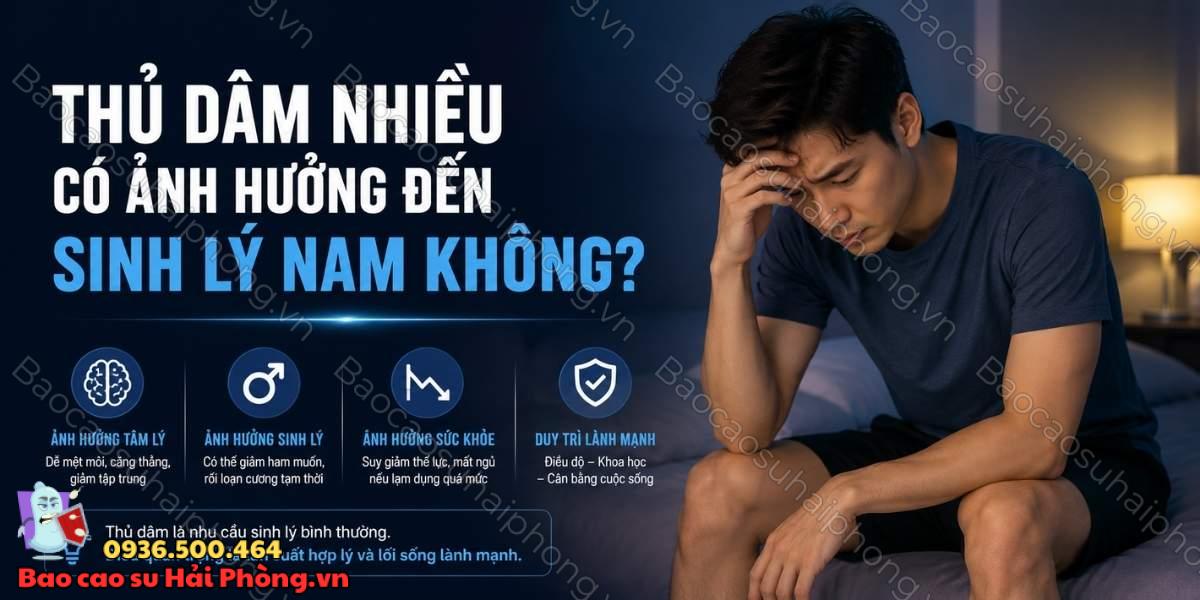 Thủ dâm nhiều có ảnh hưởng đến sức khỏe không?