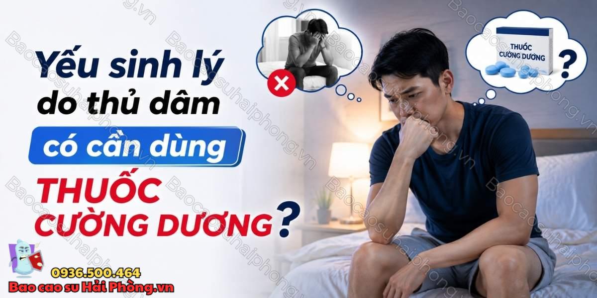 Nam giới thủ dâm thường xuyên có gây yếu sinh lý không?