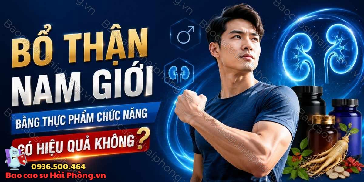 Bổ thận nam giới bằng thực phẩm chức năng có hiệu quả không?