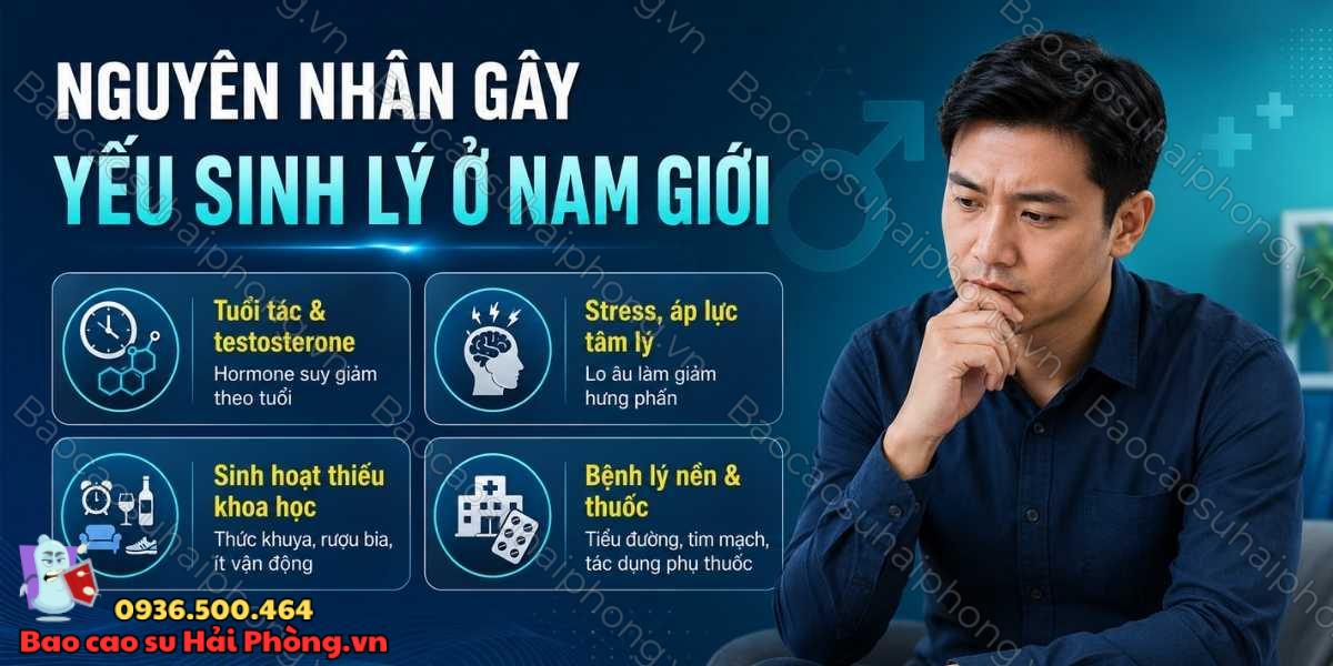 Yếu sinh lý ở nam giới - Nguyên nhân và giải pháp hiệu quả