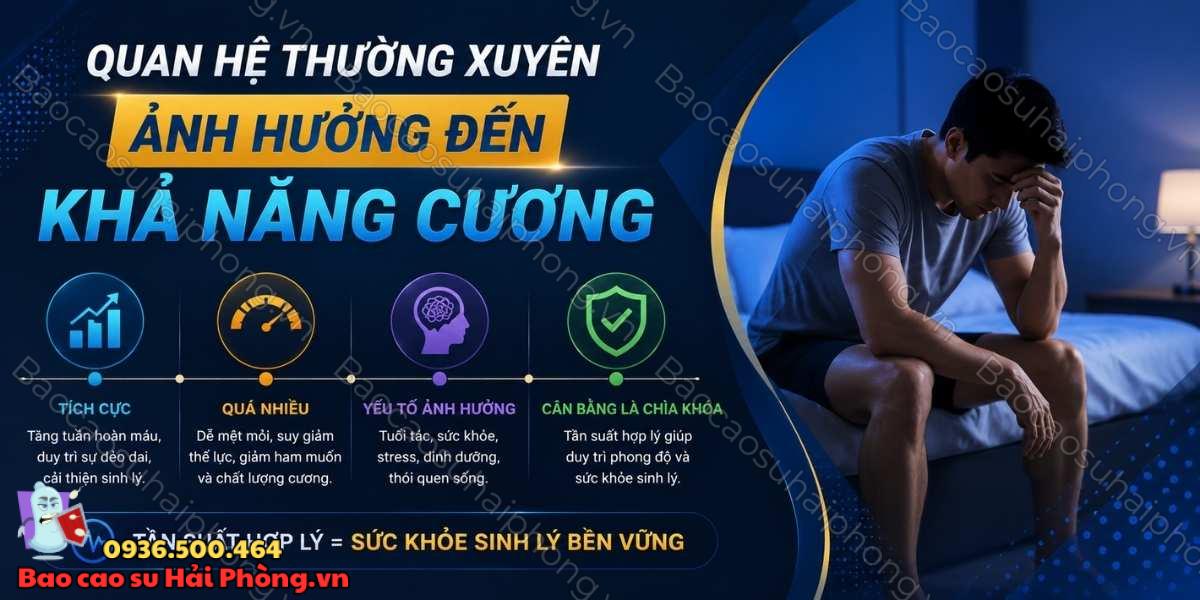 Quan hệ thường xuyên có làm giảm khả năng cương không?
